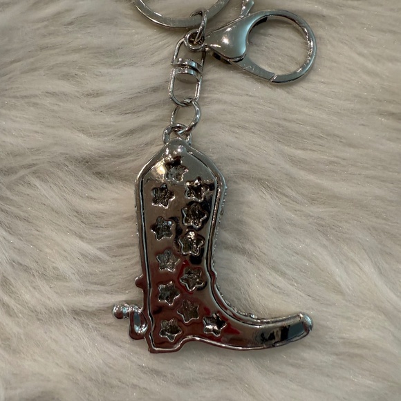 Sliver Tone Boot KeyChain/Purse Jewerly - Picture 3 of 3